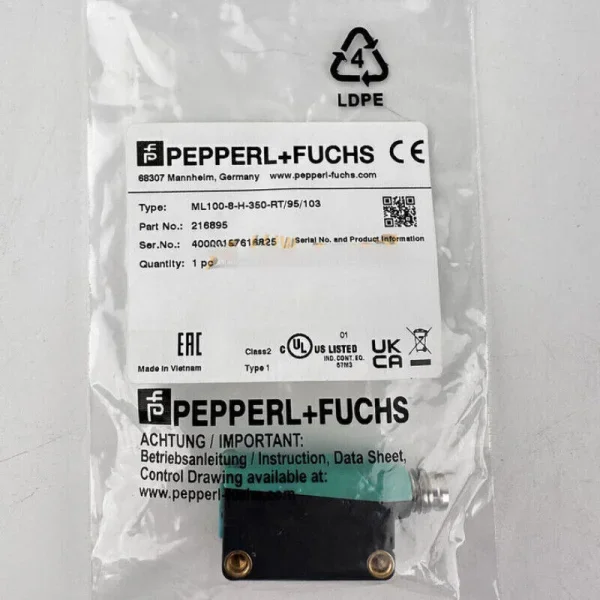 

New Ml100-8-h-350-rt/95/103 Background Suppression Sensor 350mm Brand New Original Spot Plc