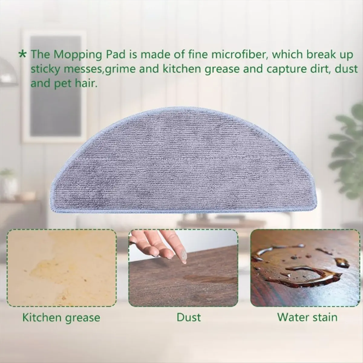 A332U Aug. Mop Pad for ,Bluebot,Xtreme Sweeping Machine Accessories Vacuum Replacement Parts