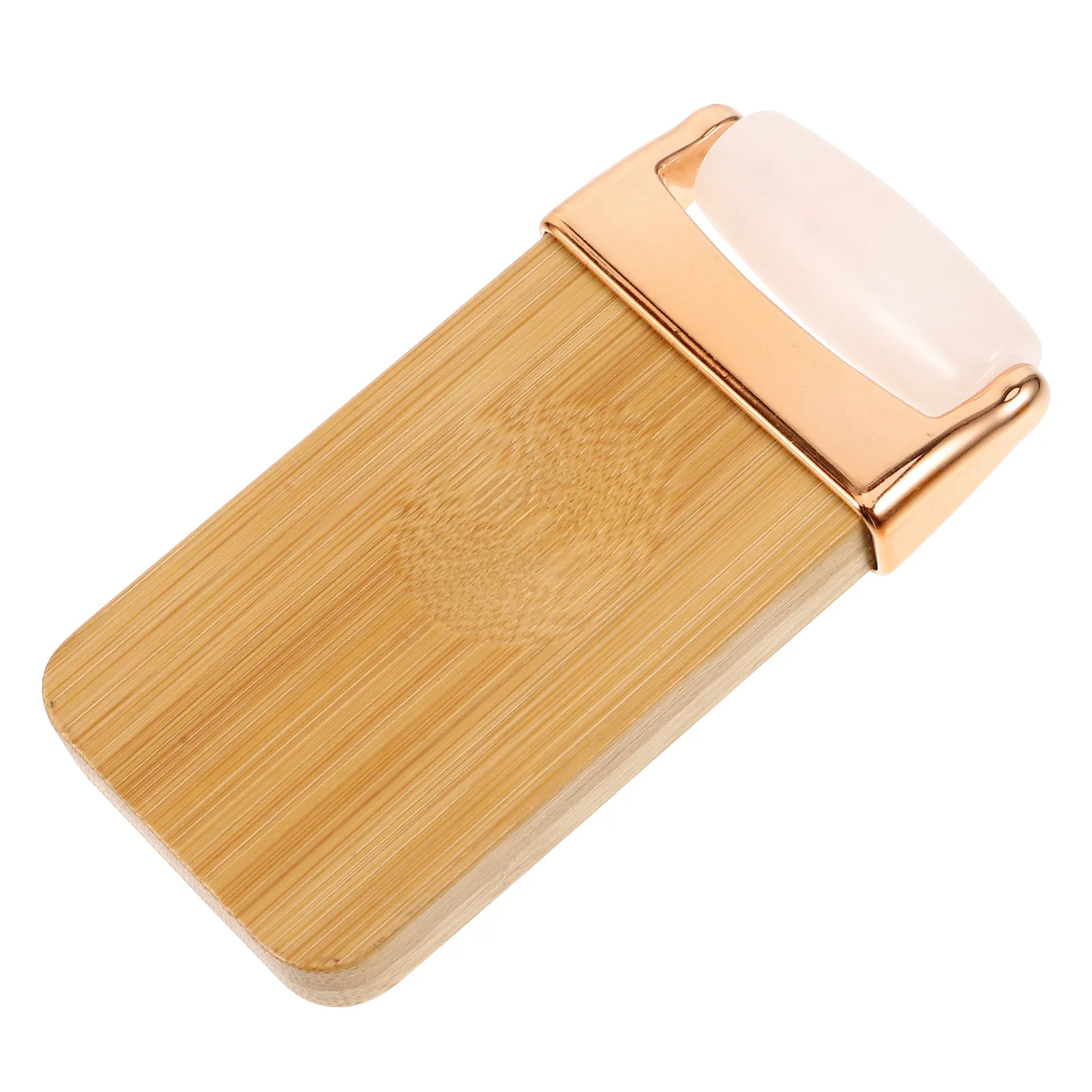 Rolo de pedra de jade de madeira massageador portátil ferramenta de massagem facial cuidados com a pele relaxamento rolo facial ferramentas de massagem rejuvenescedor