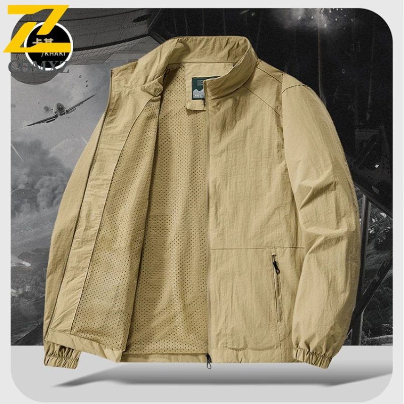 

Premium Travel Hiking Sports Men Jacket Outdoor Windproof Lightweight Casual Coat Waterproof Breathable Autumn Fashion Jackets