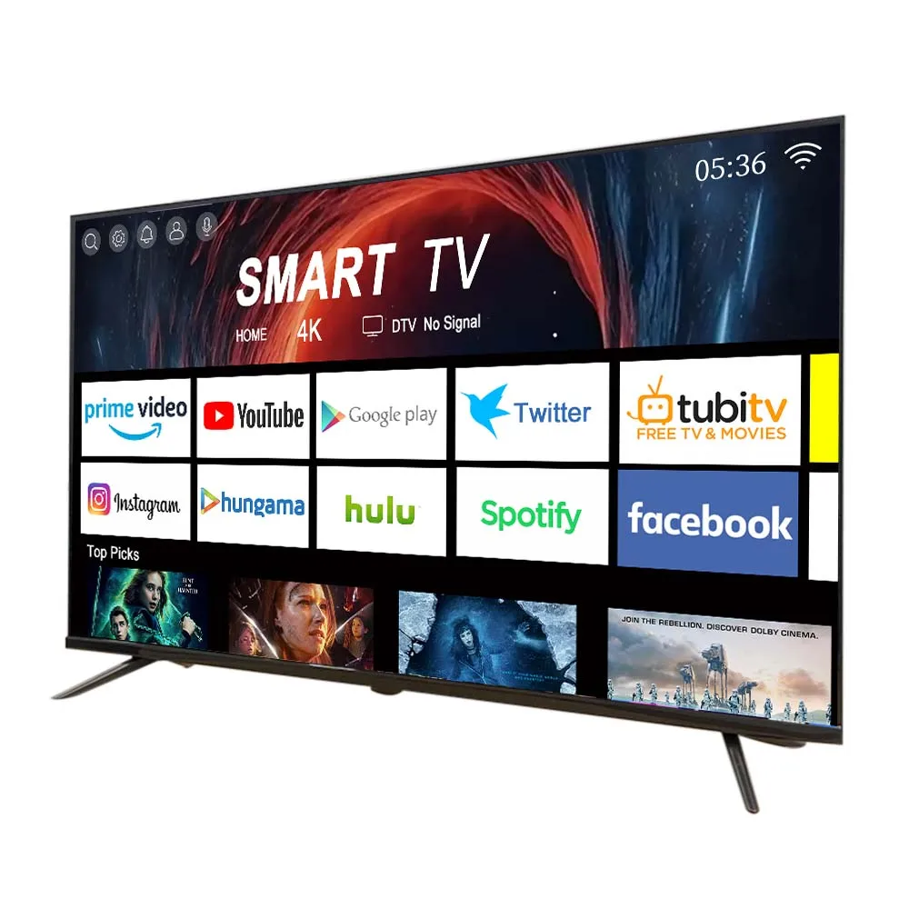 Televisor LED Inteligente Android 4K Curvo de 12V y 32 Pulgadas, Televisor LCD de 43-98 Pulgadas con Frecuencias de Actualización de 120Hz, 144Hz y 240Hz, con Pantallas de 90, 95 y 98 Pulgadas