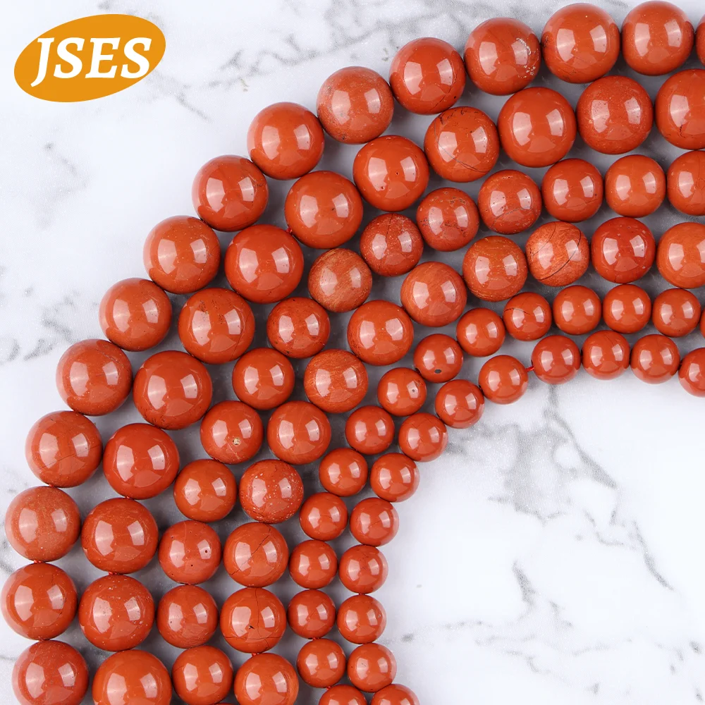 AA Natural Red Jasper Jade Stone Beads for Jewelry Making Bracelets DIY Accessorries 15 inches Strand Wholesale & DIY Gift