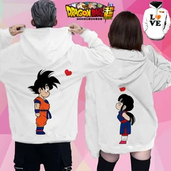 Women's Autumn Man Dragon Ball Z Streetwear S-6XL Kawaii Couples Hoodie Fashion 2024 3D Print Goku Chichi High Quality Hoodies