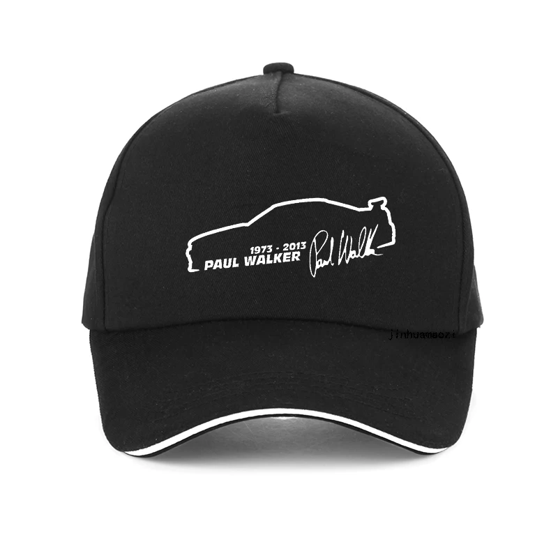 

Men hat Paul Walker Fast And Furious Fashion print baseball cap RIP Paul walker autograph Unisex hats Adjustable Snapback caps