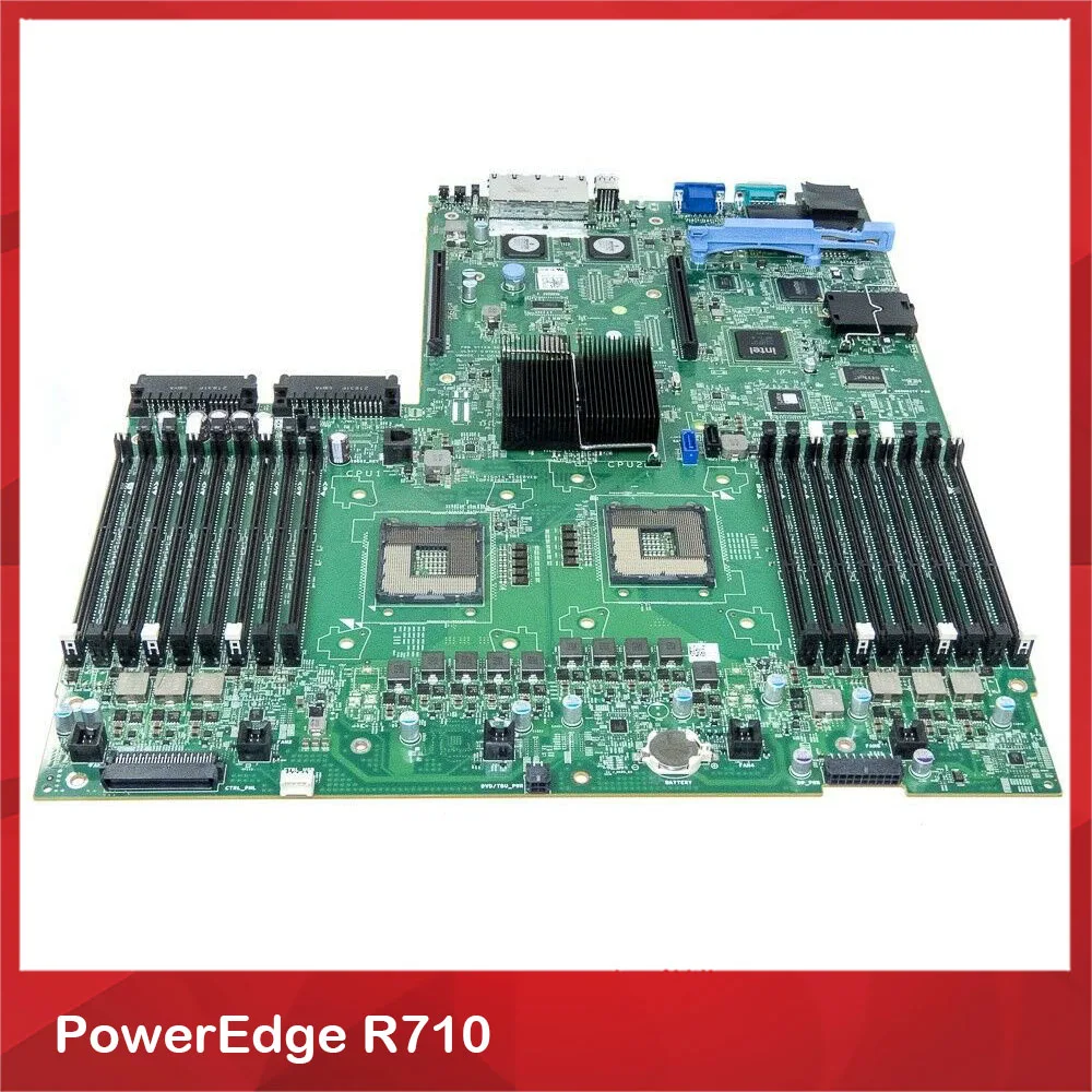 

Original Server Motherboard PowerEdge R710 XDX06 0NH4P N4YV2 Built-in Idrac Port Good Quality