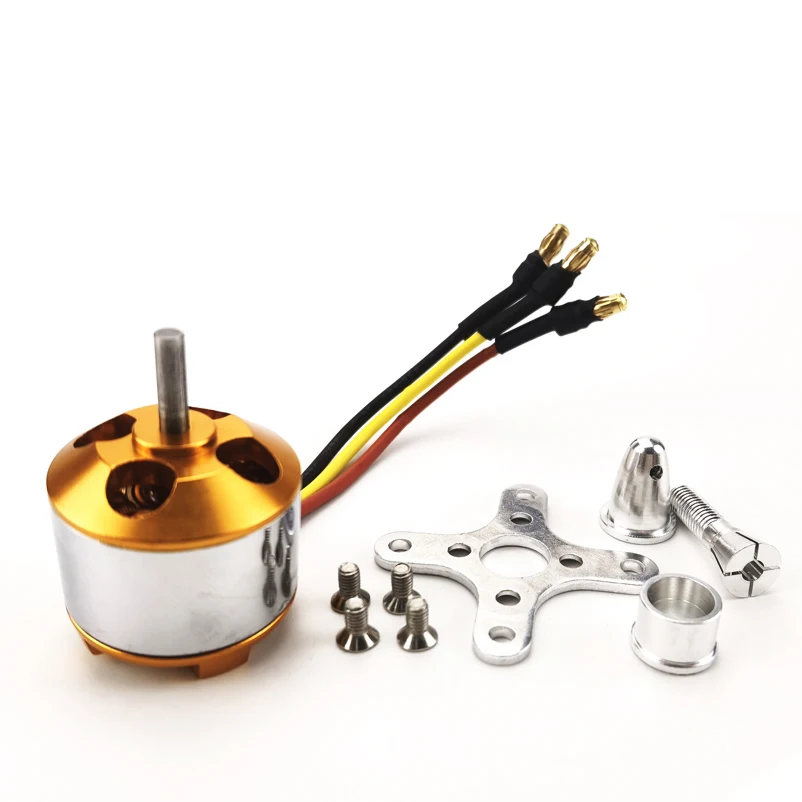 5PCS XXD A2212 2212 A2208 2208 930KV 1000KV 1400KV 2200KV 2450KV 2700KV Brushless Motor สำหรับเครื่องบิน RC Fixed-wing Drones