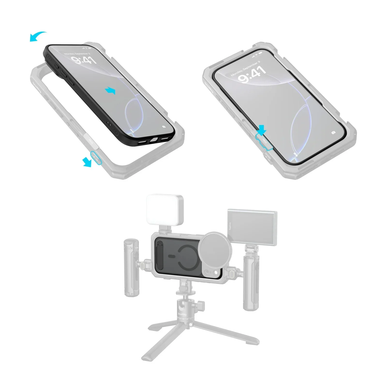 SmallRig 17 Pro / Pro Max FilMov Lightweight Photography Phone Case for iPhone 17 Pro/ Pro Max MagSafe Suit 67mm Magnetic Filter