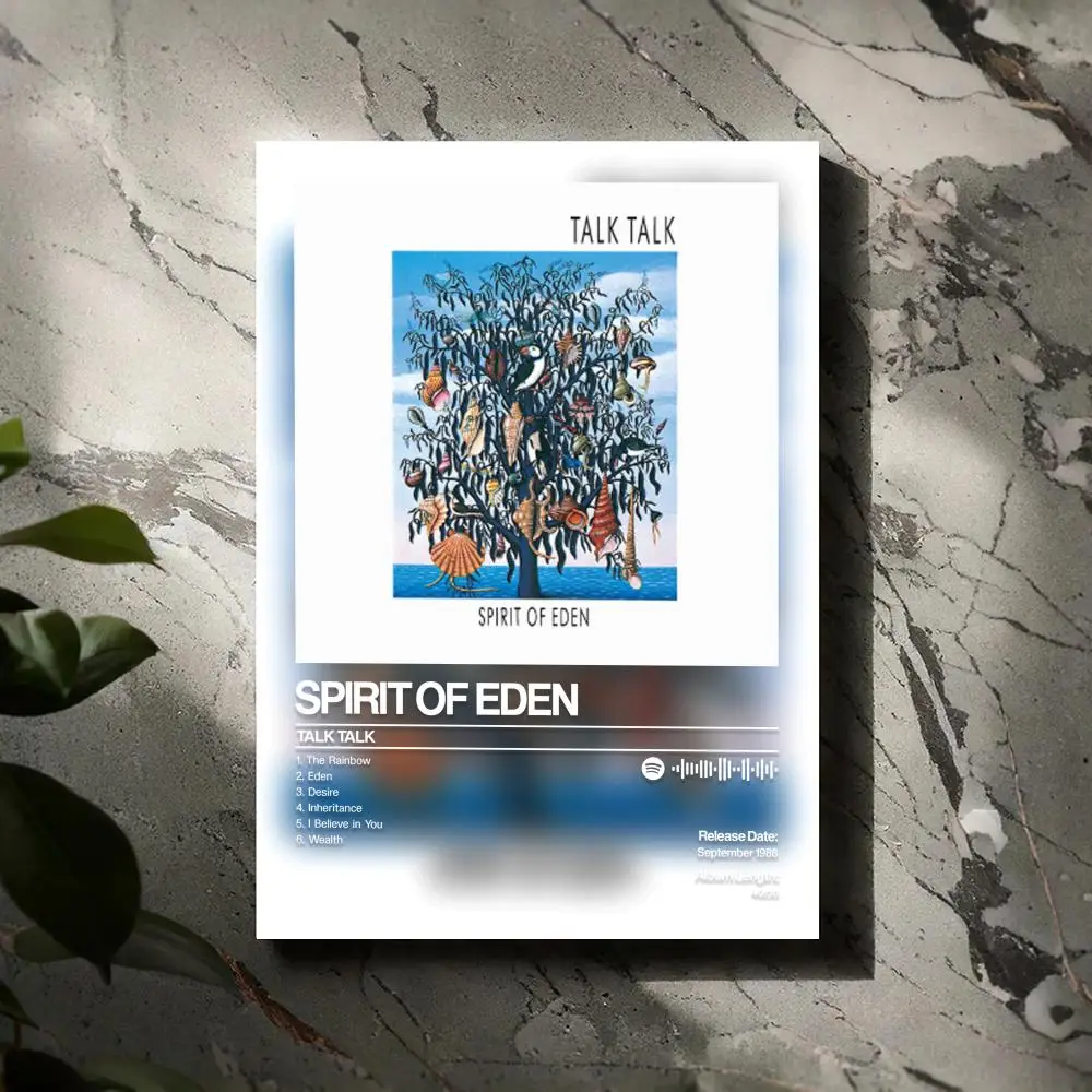 

Spirit of Eden Talk Talk Poster Prints Canvas Painting Wall Art Picture Living Room Home Decor Tracklist Music Album Cover