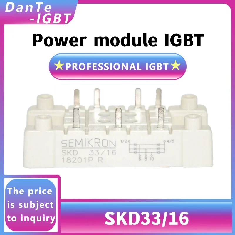 Skd33/16 Igbt Nieuwe Module High Power Gelijkrichter Originele Spot