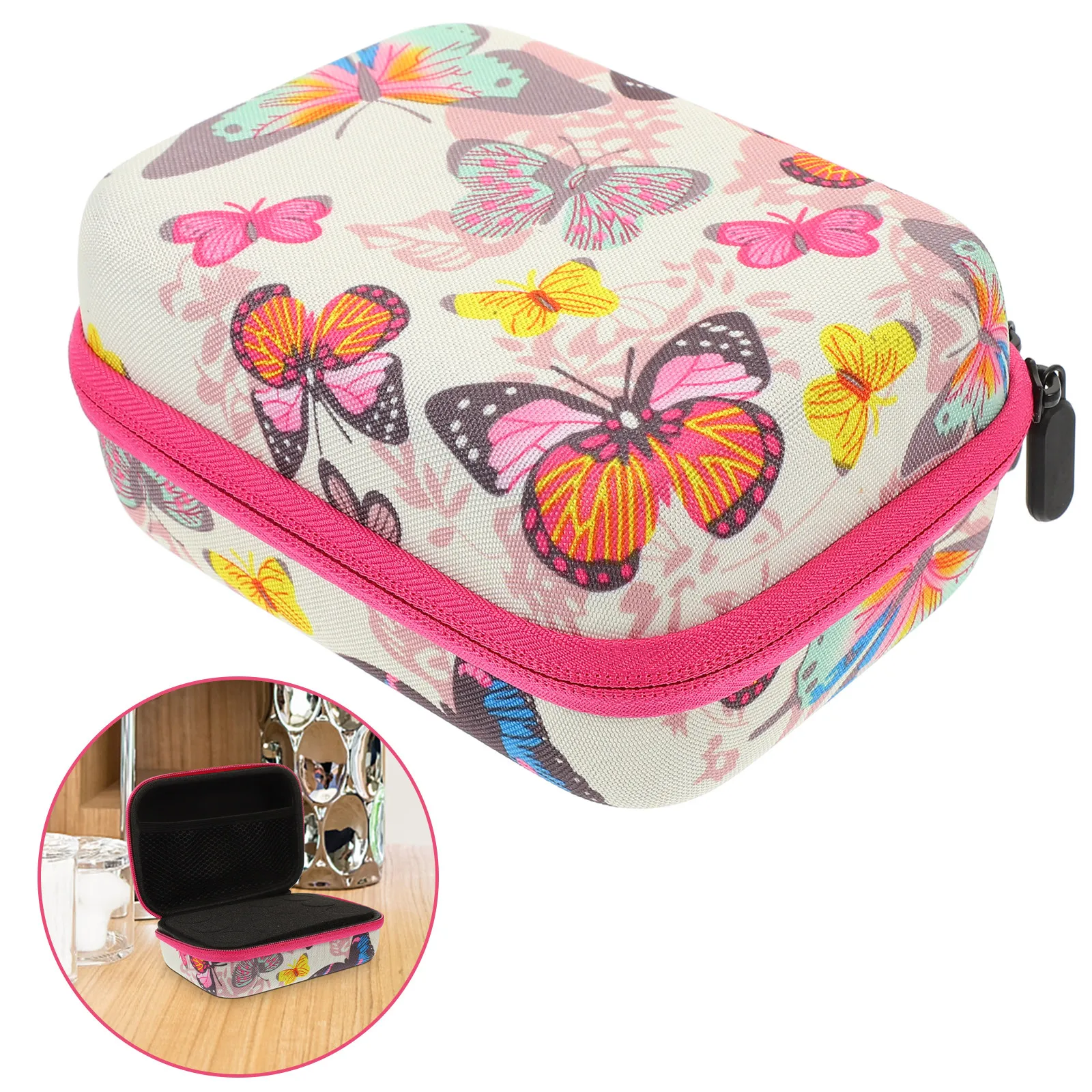 

Сумка для хранения эфирных масел, большая вместимость, на 12 флаконов, портативный дорожный футляр, органайзер для парфюмерных флаконов, чехол из ткани Оксфорд