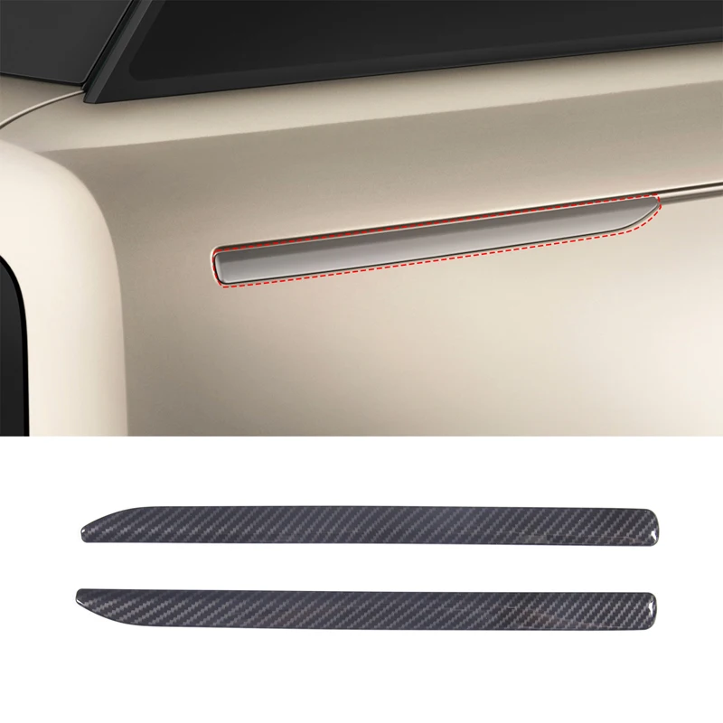 

For 2023 Range Rover Vogue L460 ABS Carbon Fiber Car Styling Car Car Rear Fender Waistline Trim Sticker Car Exterior Accessories