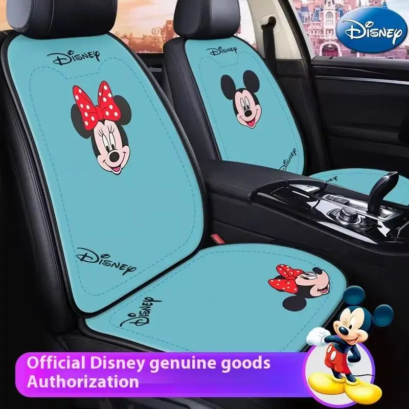 hot  Cute Disney Mickey Minnie Car Interior Seat Cushion All-Season Anti-Slip Car Accessories Ladies Seat Cover Car Cushion Gift