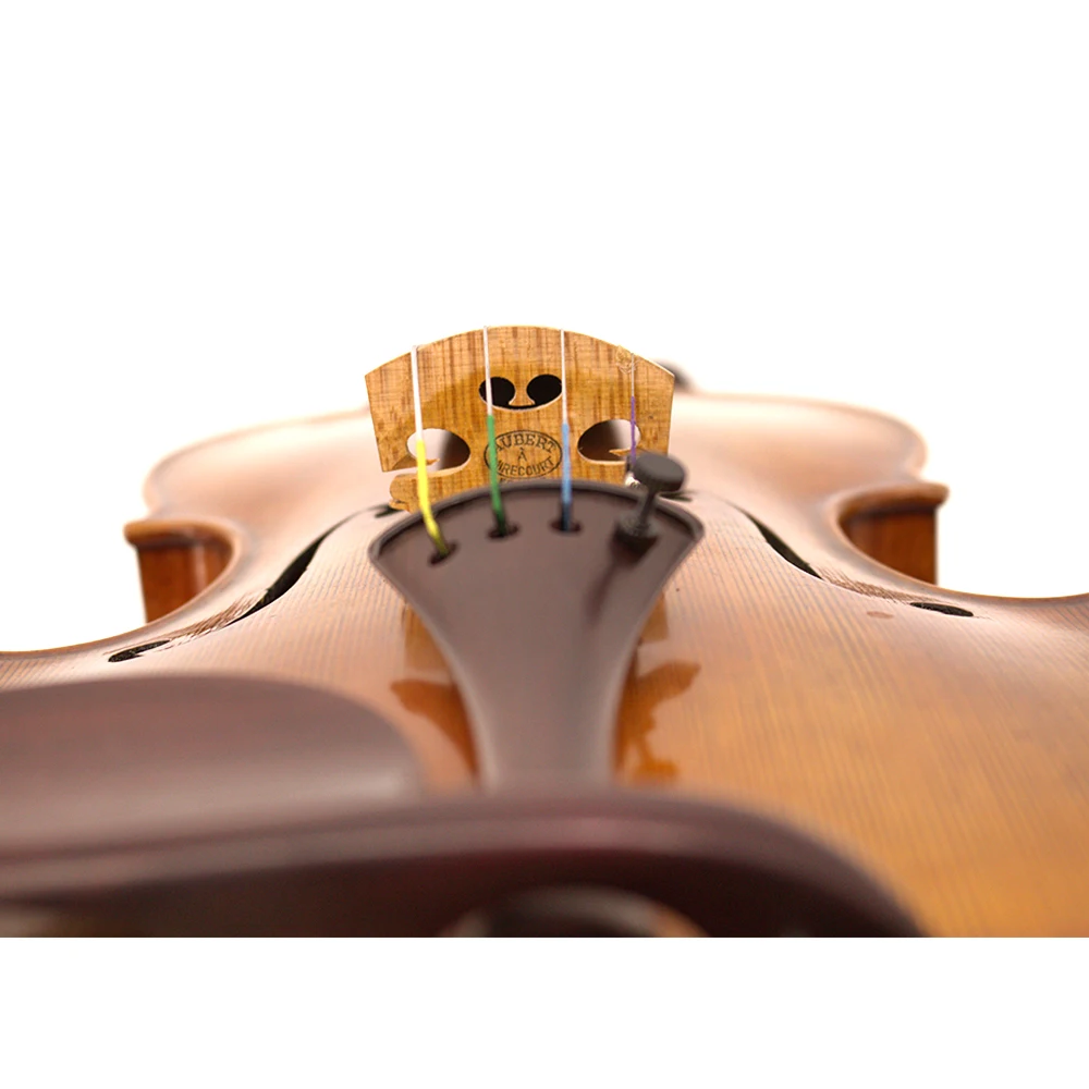

Top Class 15 16 Inch Unvarnished Flamed Acoustic Viola Premium Solid Wood Stringed Instrument For Professional Players