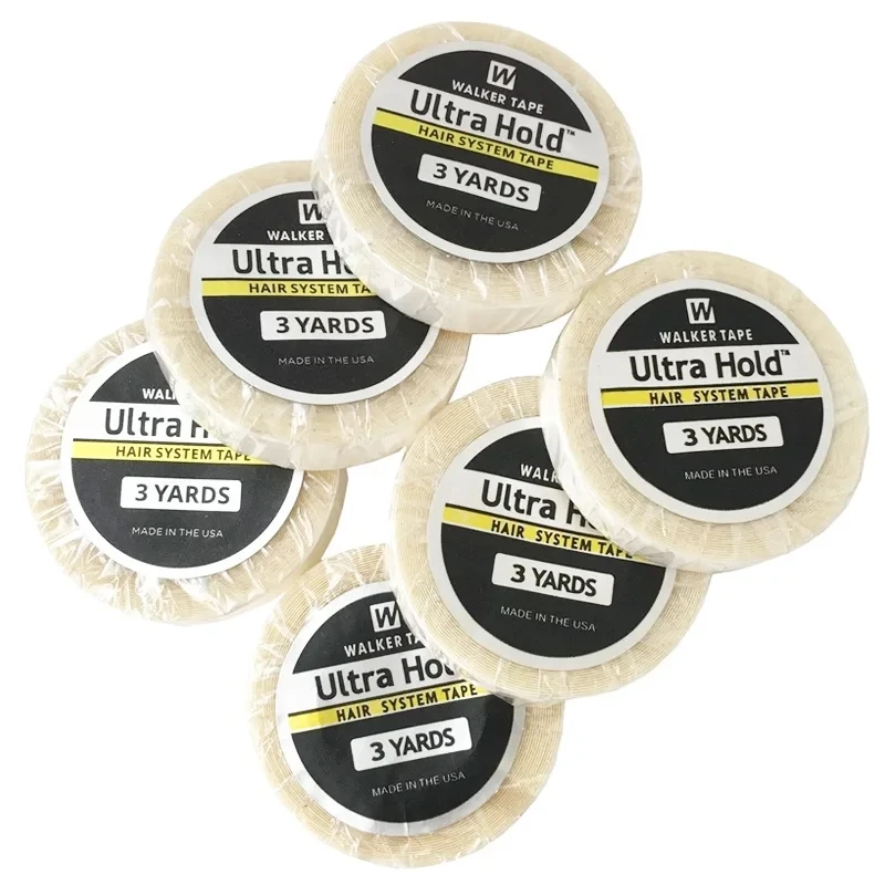 1.0cm *3Yards/Roll Hair System Tape Double Side Walker Tape Ultra Hold Hair Extension Tapes For Lace Closure Lace Front Wig Glue