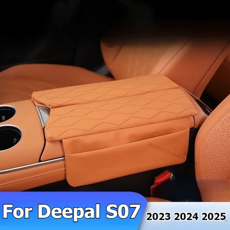 

Для Changan Deepal S07 2025 2024 2023, центральная консоль автомобиля, подлокотник, защитный чехол, аксессуары для интерьера автомобиля