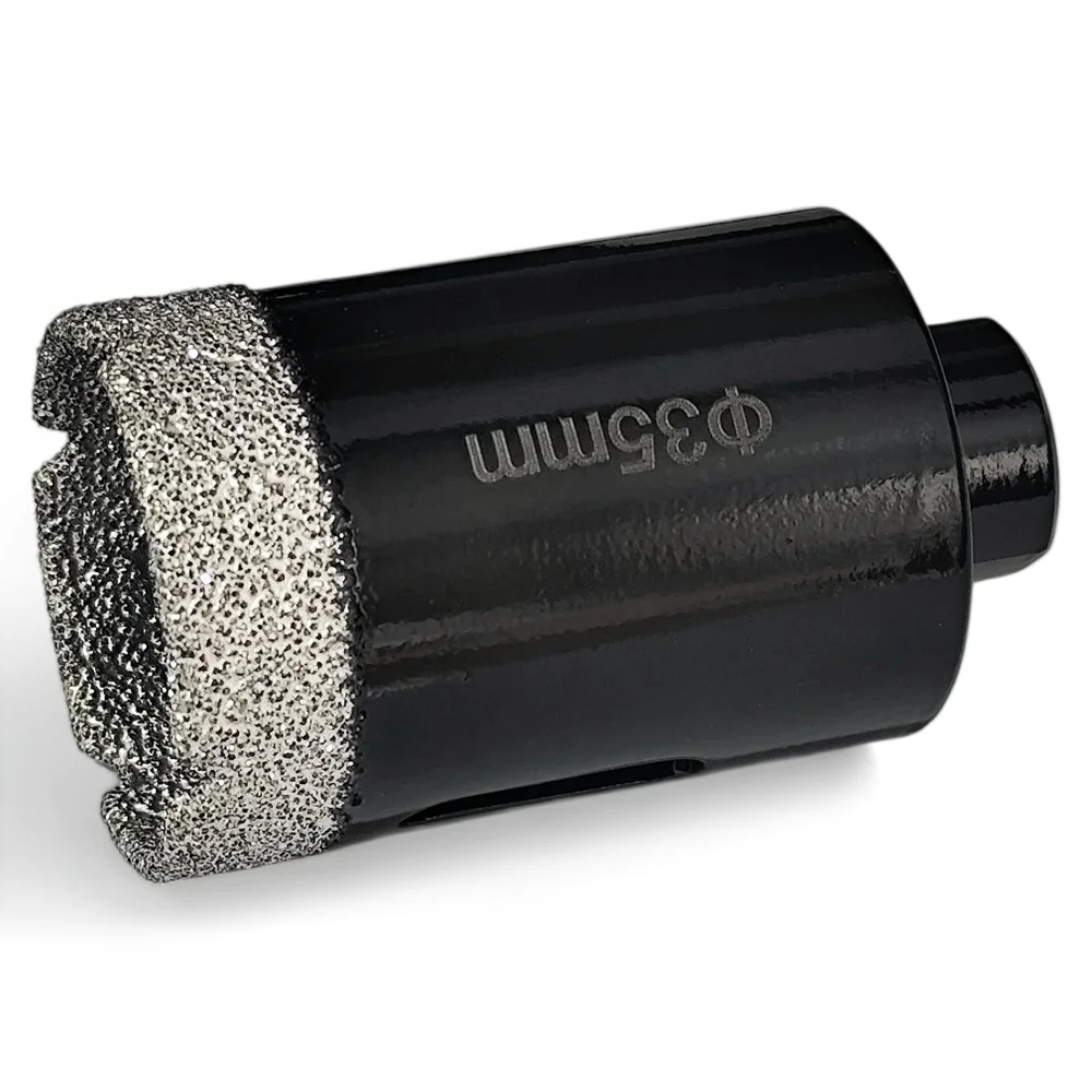 Diamant-Trockenkernbohrer 6-100mm Fliesenbohrer M10 Gewinde Bohrer für Keramik Porzellan Marmor Fliesen für Winkelschleifer – Detail 1