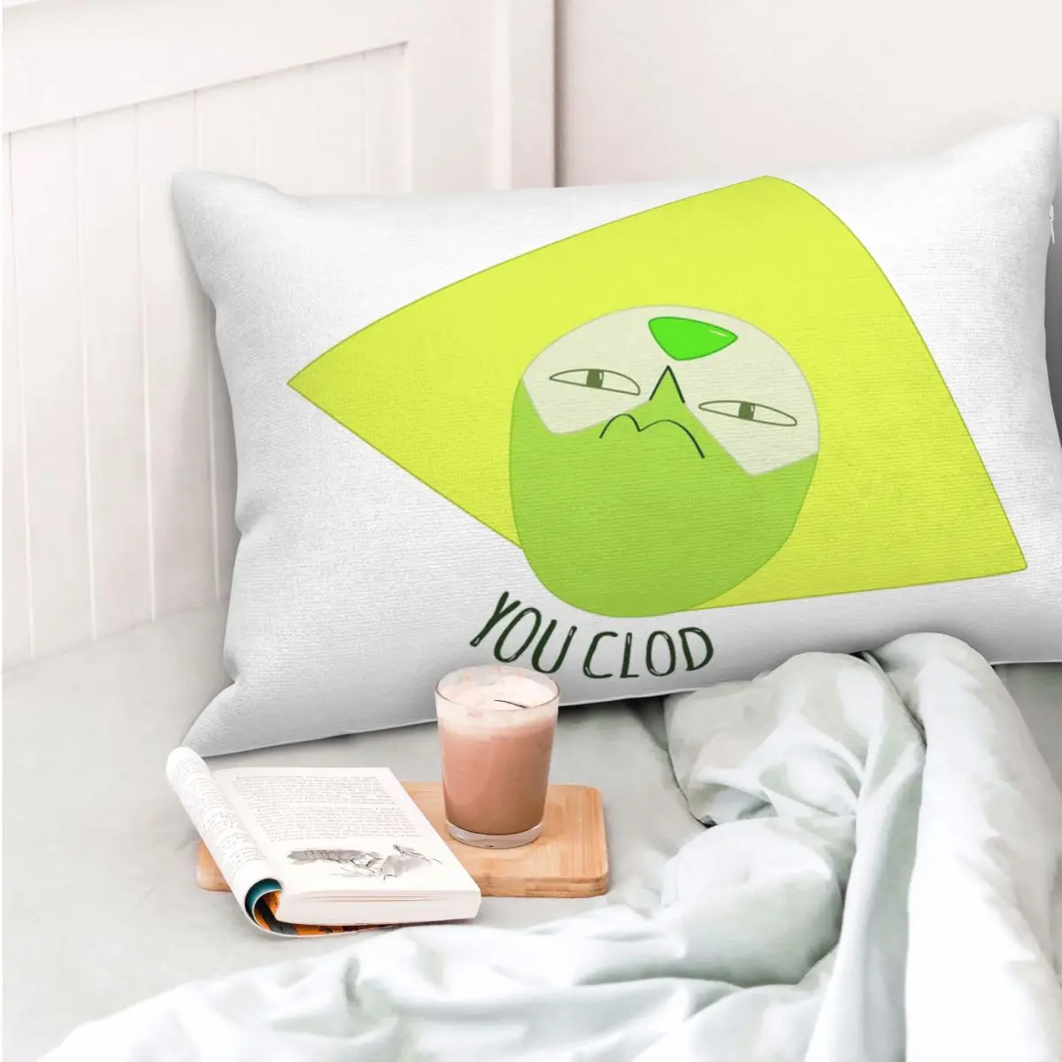You Clod Peridot Steven Universe - Funda de almohada rectangular, funda de cojín decorativa para dormitorio, cama, hogar, cómoda almohada decorativa
