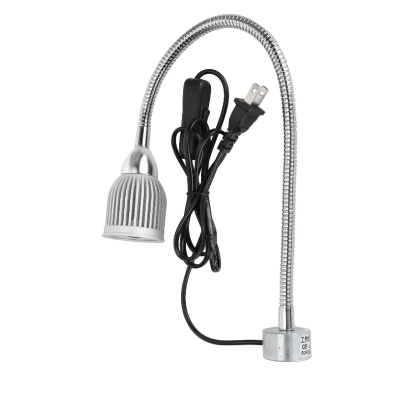 7W LED Sewing Machine Light Flexible Work Lamp With Magnet Base For Workbench Lathe