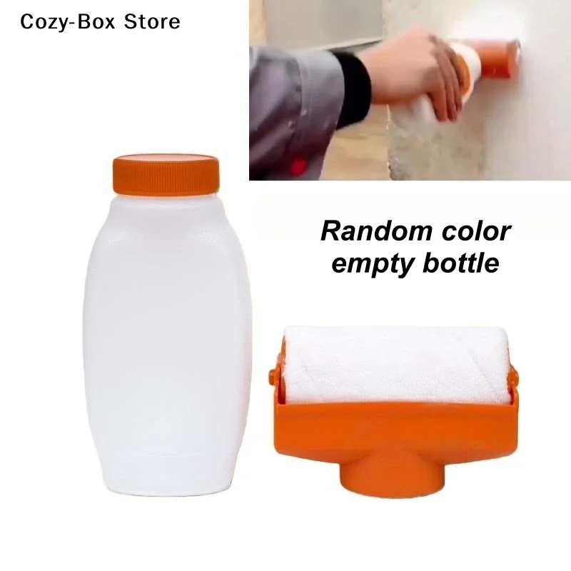 [ZY]1Pcs Wall Repair And Touch-Up Tool Reusable 350ml Paint Roller Brush Water Based Latex Paint Plastic Bottle DIY Accessories