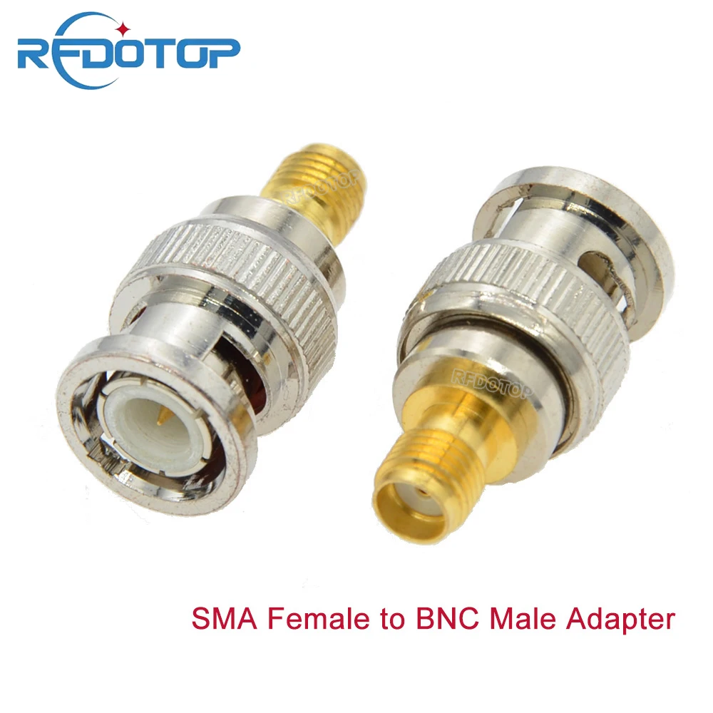 10 Teile/los SMA Weibliche Jack zu Q9 BNC Stecker Stecker für WiFi Radio Antenne Konverter Q9 BNC-SMA-JK RF Adapter Hohe Qualität