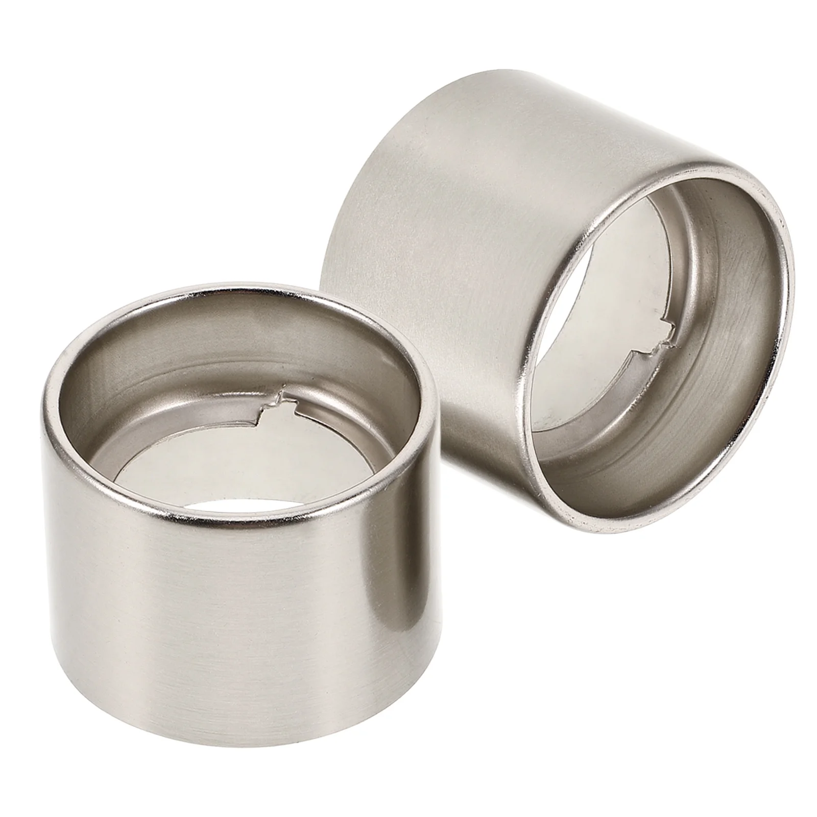 

2pcs Metal Lamp Shade Ring Support Nickel Finish For E26 E27 Ceramic Sockets Durable Socket Cover Replacement