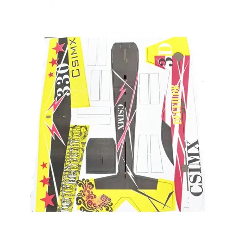 전동 RC F3P 3D 에어로바틱 330 머큐리 폼 키트 DIY 고정익 비행기 경량 실내 모델 취미 제작자용 에어프레임