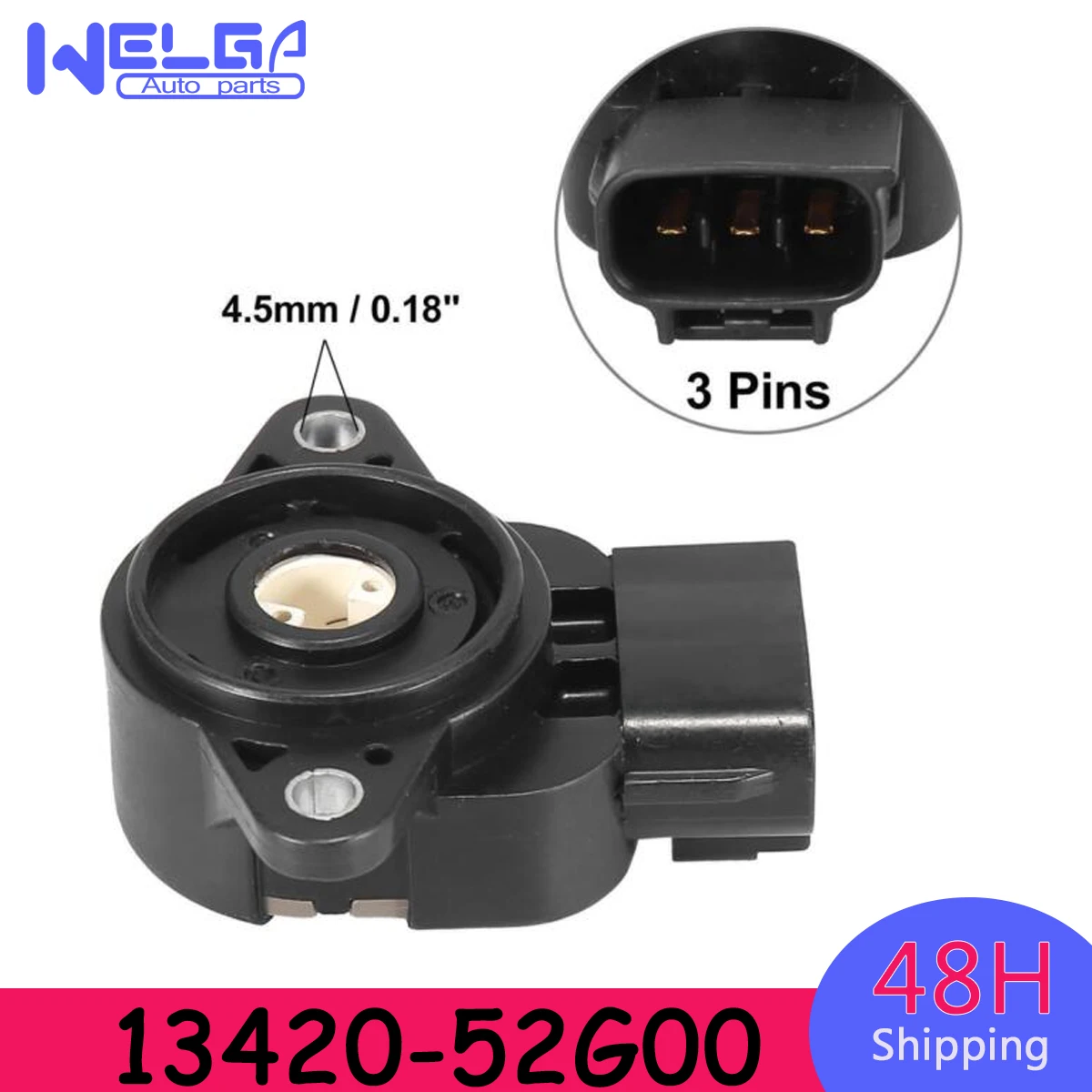 

Автомобильные аксессуары, датчик положения дроссельной заслонки 13420-52G00 для CHEVROLET MAZDA MILLENIA 2001-2002 SUZUKI ESTEEM 1998 1999 2000 2001