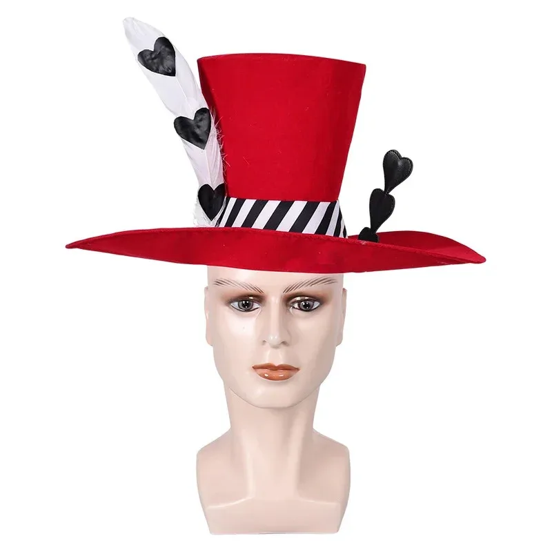

NewValentino Cosplay Anime Hazbin Cartoon Hotel Roleplay Hat Men Role Boys Adult Men Halloween Party2025