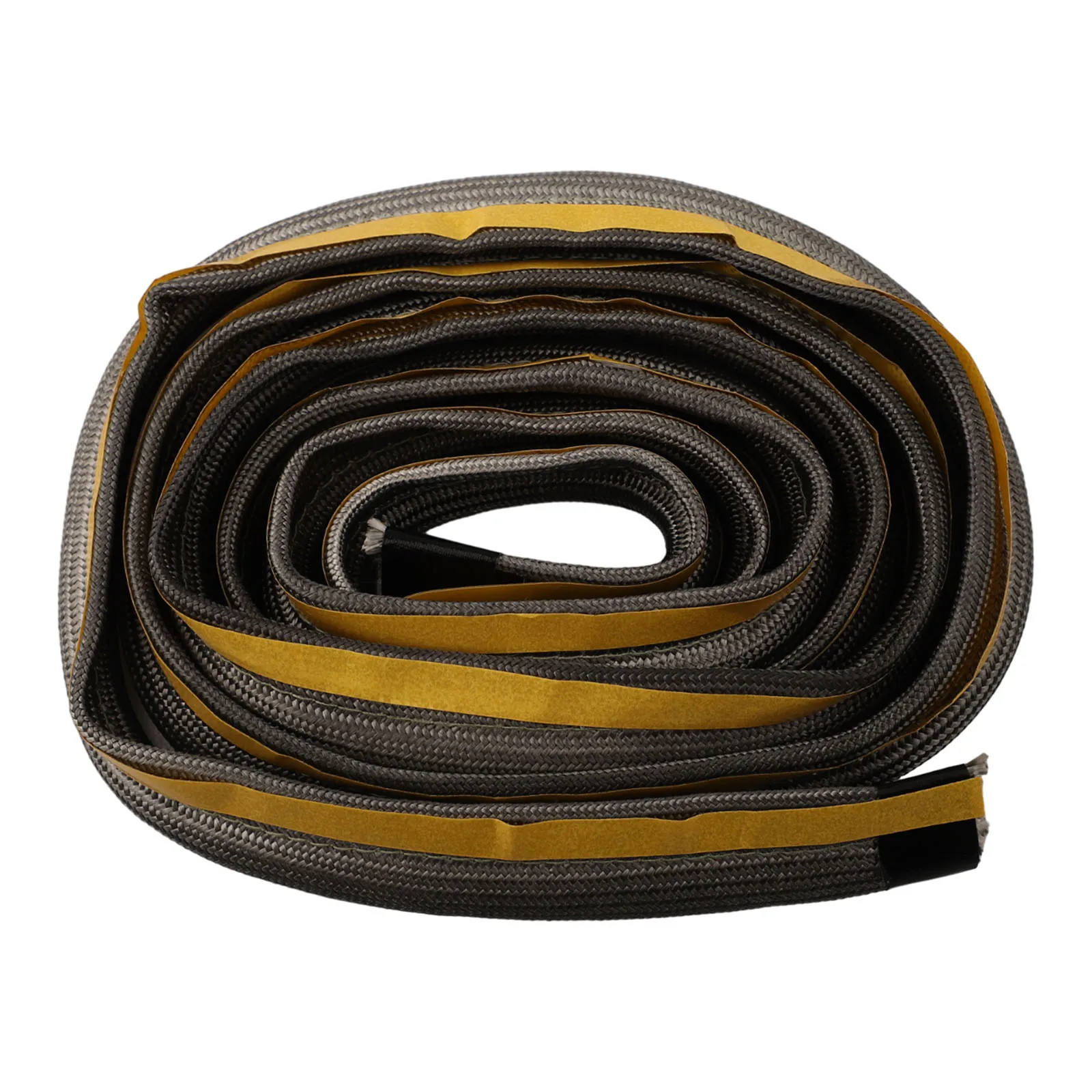 10mm Fireplace Sealing Rope Wood Burning Stove Door Self-Adhesive Fiberglass Sealing Cord Fire Resistant 2/3-m Black Gasket Tape