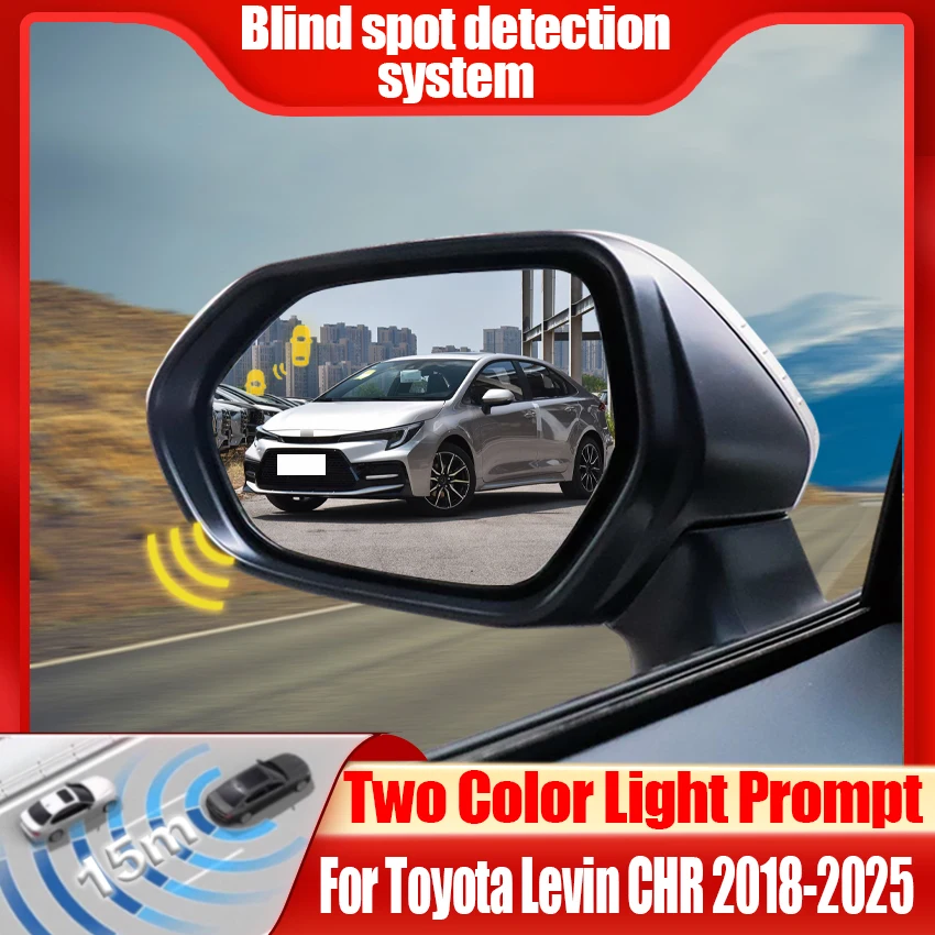 Car Blind Spot Detection System BSD BSA BSM Car Radar Sensors Change Lane Aided Parking For Toyota Levin CHR 2018-2025