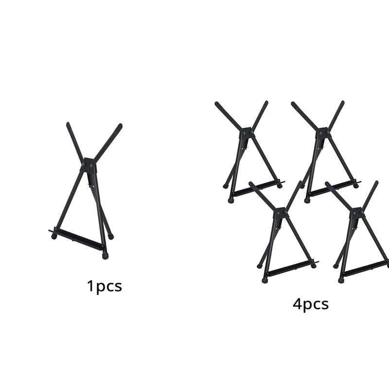 AT93-Tabletop Easels, Metal Easel Stand For Painting & Display, Desktop Art Painting Easel, Paint Easel Tripod Stand