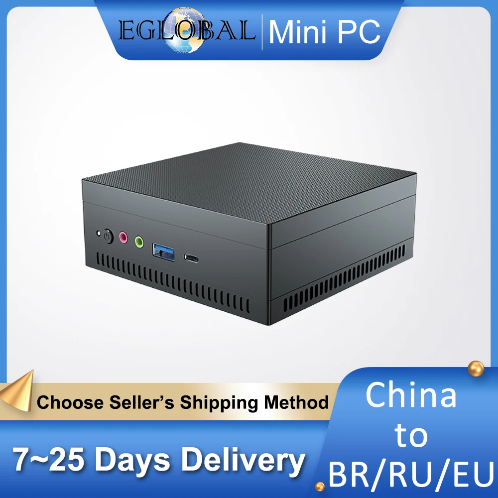 Eglobal NUC AMD Gaming Mini PC Ryzen 7 3750H 4500U Vega Graphic 2*DDR4 NVMe SSD Desktop Computer Windows 11 Pro 3x4K HTPC WiFiBT