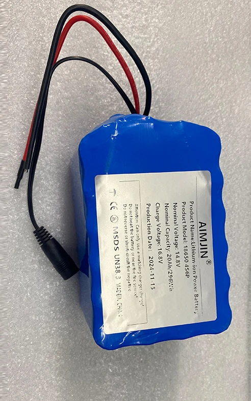 18650 Li-iom Battery Pack 14.8V 4S6P with BMS 100% New 20Ah Night Fishing Lamp Heater Miner's Amplifier Batteries