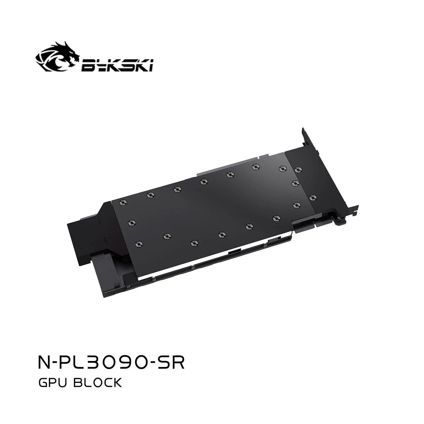 Bykski N-PL3090-SR GPU Water Block for ZOTAC / PELADN RTX 3080 / NVIDIA RTX 3090 Blower Version Video Card / Dense Waterways
