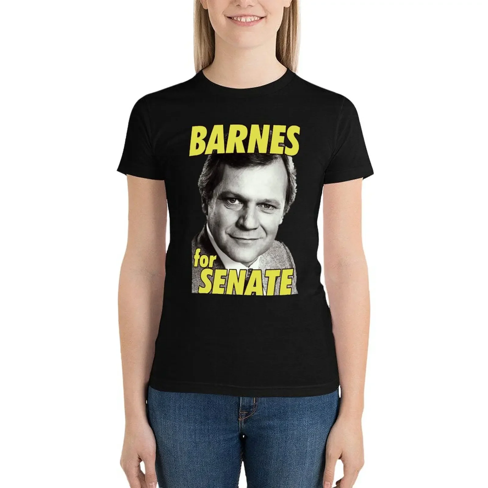 Cliff Barnes for Senate (Dallas) T-Shirt summer tops shirts graphic tees summer top female new edition t shirts for Women