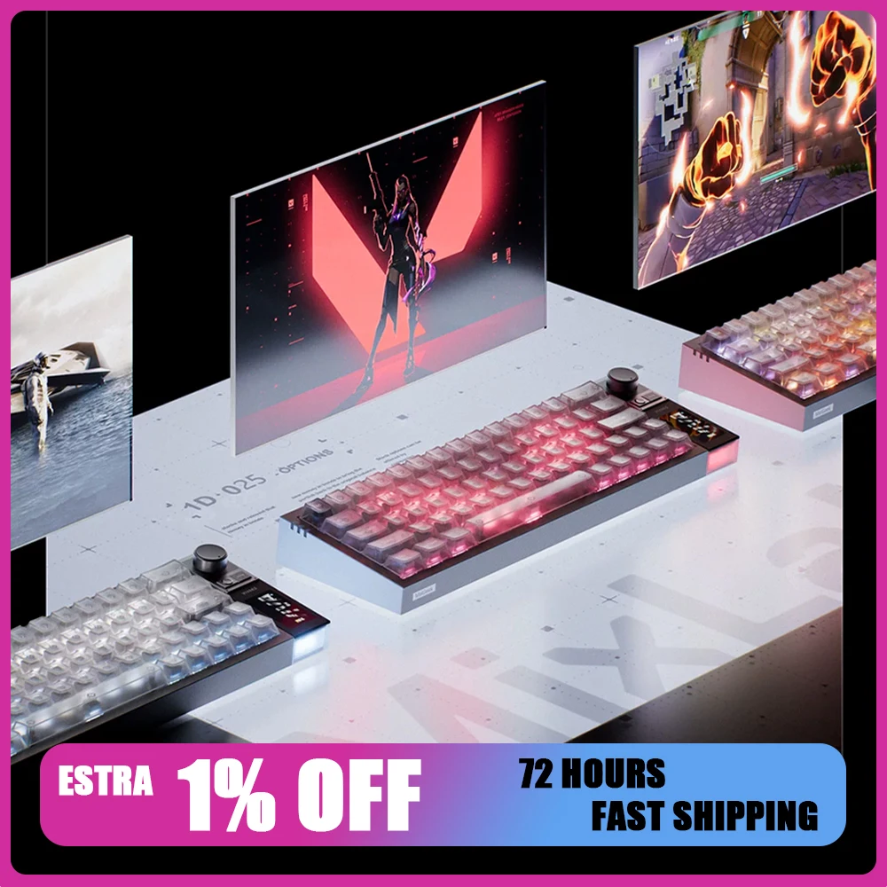 MelGeek VIVA63 Hall Effect Magnetic Switch Gaming Keyboard Wired 8000Hz Polling Rate TTC Pro KOM Magneto Switch Keyboard