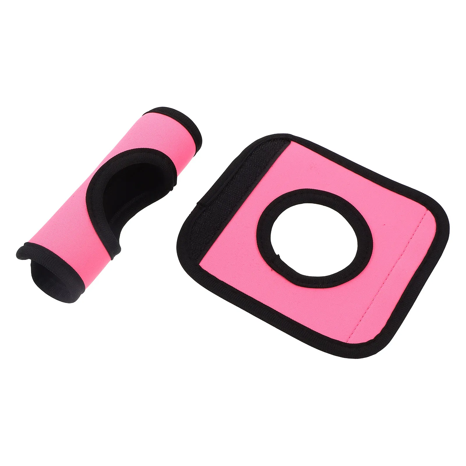 

2 шт. неопреновых защитных чехлов для ручек багажа, накладки на ручки чемоданов, легко устанавливаемые и съемные, для защиты дверных ручек