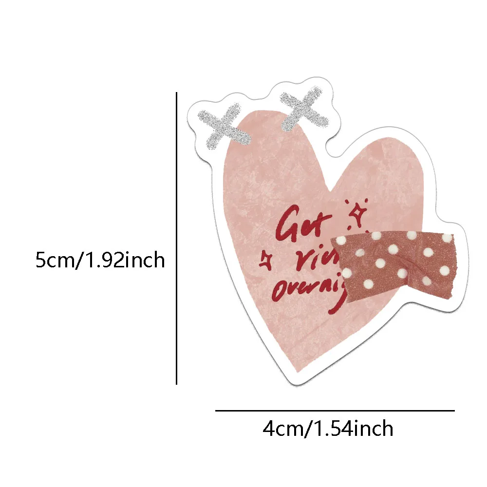 50PCS Creative Fragmented ข้อความขนาดเล็กสติกเกอร์ตกแต่งเคสโทรศัพท์แล็ปท็อปถ้วยน้ําสเก็ตบอร์ด DIY ส่วนบุคคลสติกเกอร์