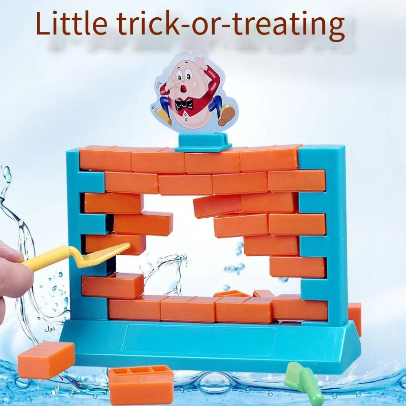 Little Troublemaker Demolition Wall Push Wall Blocks Early Education Parent-child Games Fun Interactive Puzzle Board Games Toys