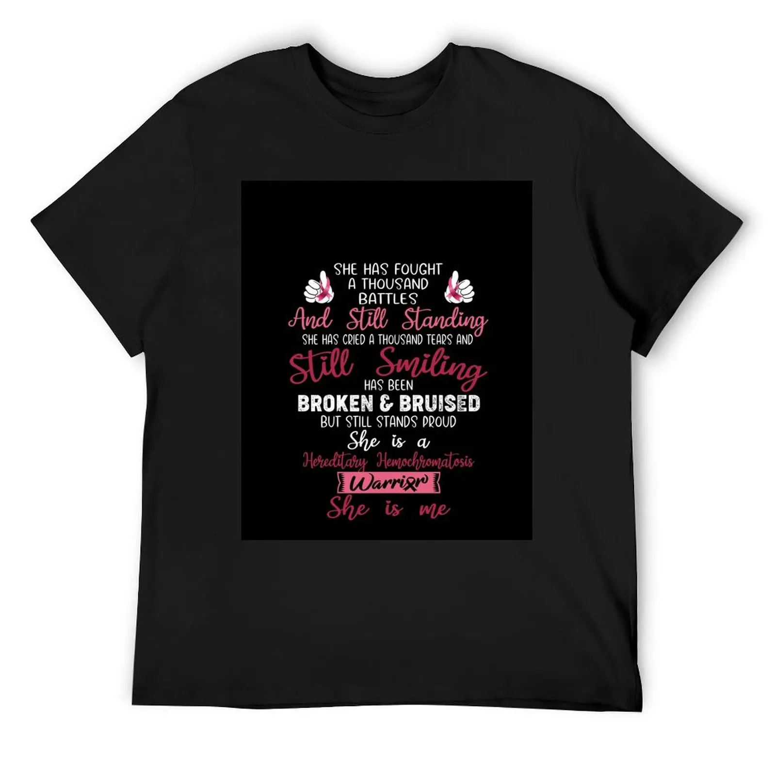 Hereditary Hemochromatosis Warrior SHE IS ME - Support Hereditary Hemochromatosis Fighter Gifts T-Shirt