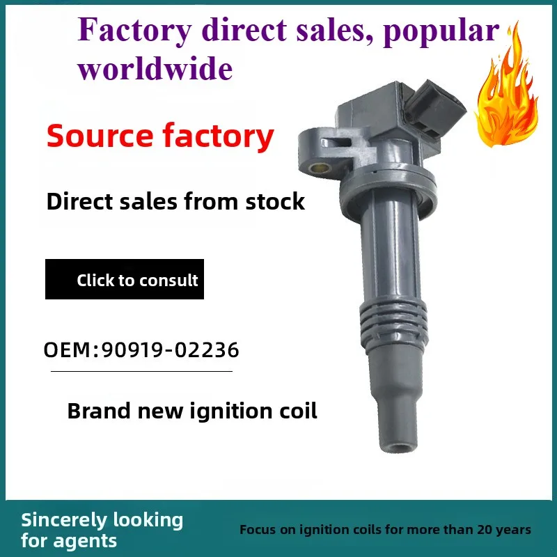 

Genuine Ignition Coil 90919-02236 for Lexus IS300 Toyota Altezza SXE10, Factory Direct OEM Parts