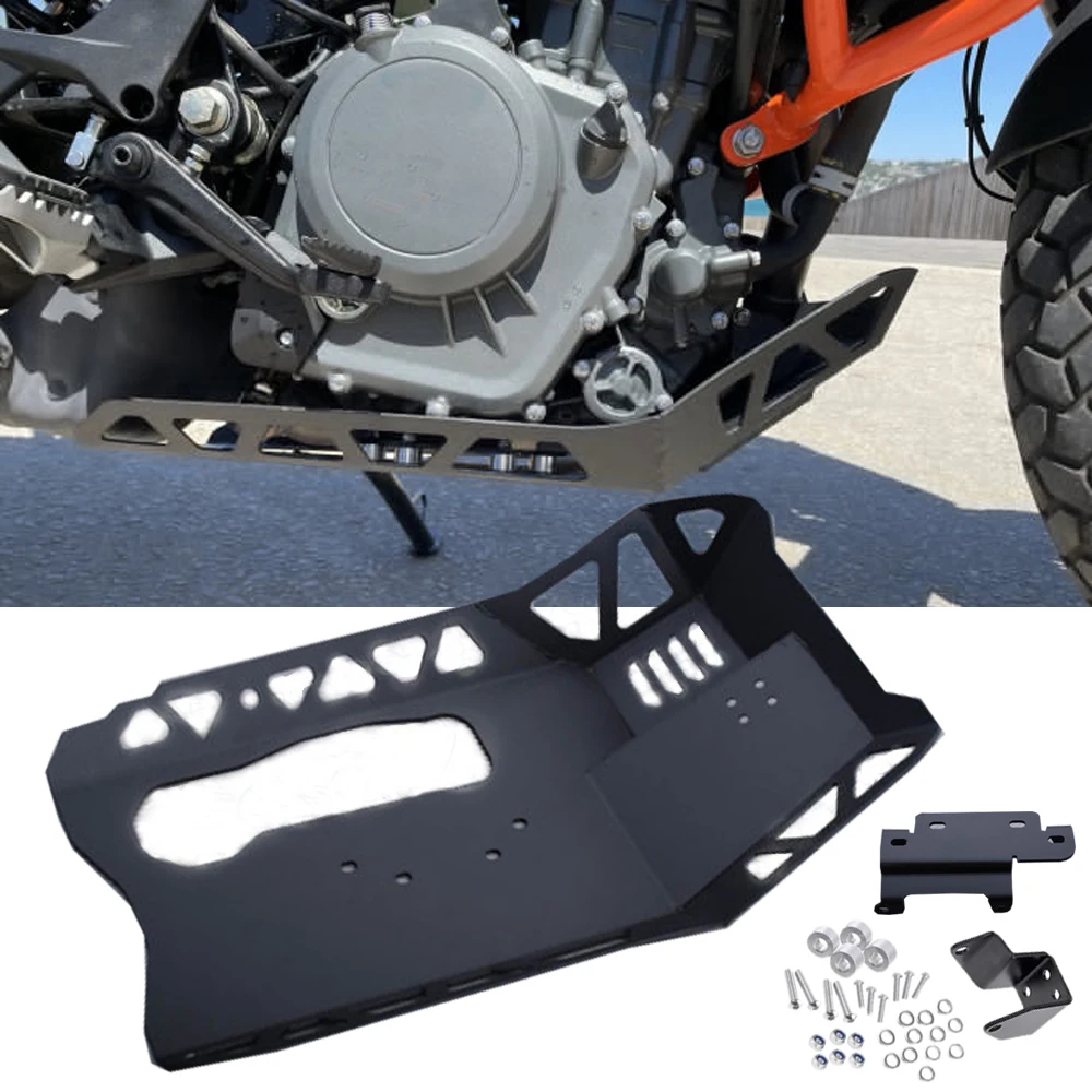 Motorbike Belly Pan Aluminium Engine Guard Skid Plate Protector Lower Fairing For KTM 390 Adventure ADV 2024 2023 2022 2021 2020