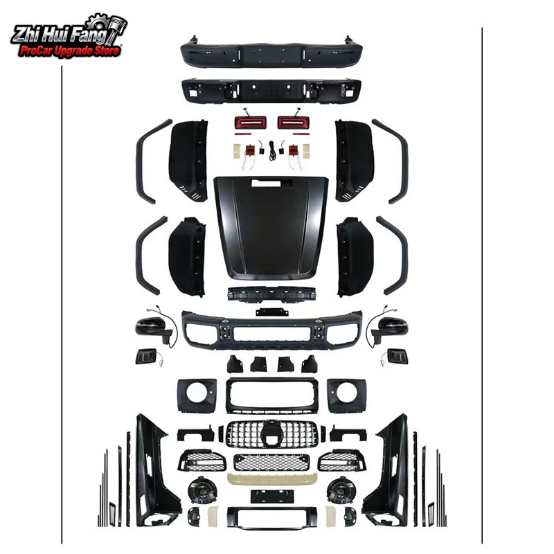 

Подходит для бампера Surround Mercedes G-Class W463 to W464 Old to New G500 Kit G63 Model Brabus