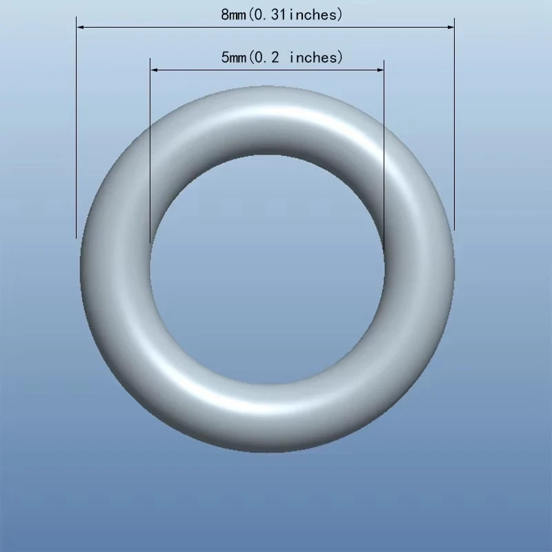 150pcs Rubber O Ring Switch Dampeners Damper Shock-Absorbing Silence Under Key Caps Fo Mechanical Keyboard Clear