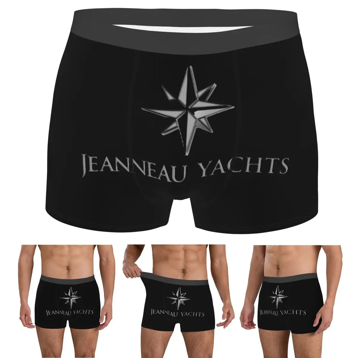 

Boxer Underpants Shorts Jeanneau Yachts Panties Male Breathable Underwear for Homme Man Boyfriend Gifts