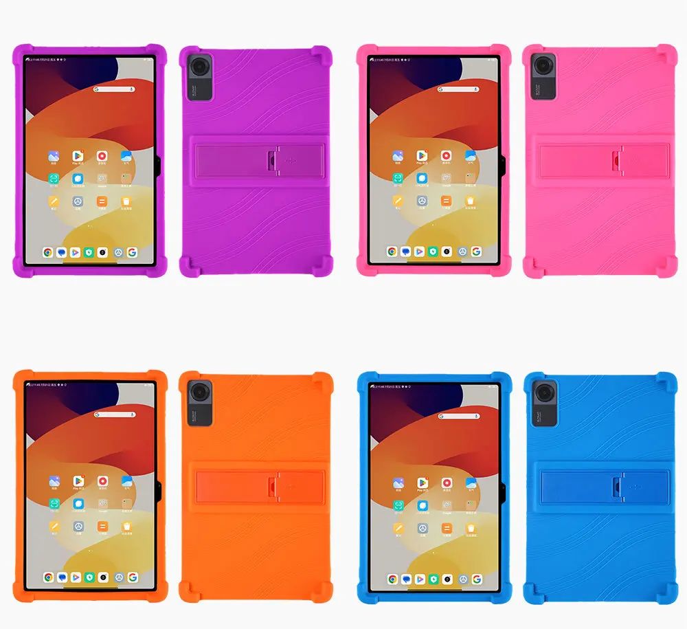 Stoßfeste TPU-Hülle für Redmi Pad SE 11, Vollständiger Schutz mit Ständer und Airbag, Mehrere Farben – Detail 10