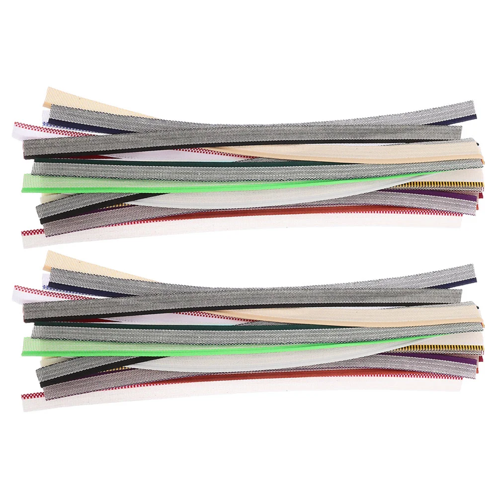 2 Sets Binding Cloth Kits Variety Colors Headbands For Bookbinding Repair Materials School Projects Supplies Endbands Fabric