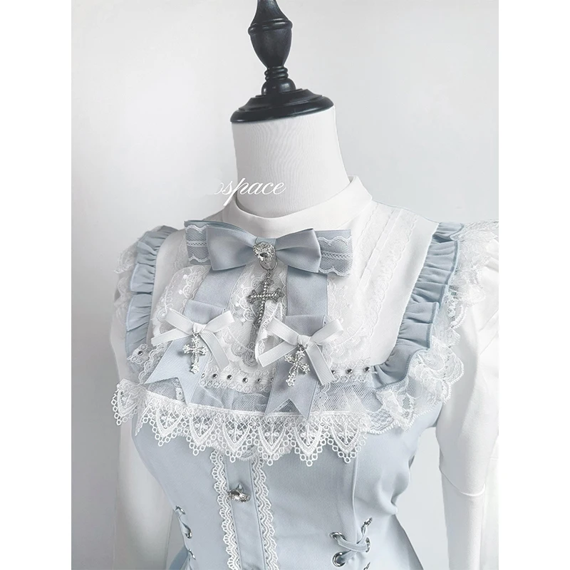 Conjuntos de 2 piezas góticos Vintage japoneses para mujer, conjunto de vestido de diseño Y2k con subcultura informal, trajes elegantes Punk Chic Harajuku, novedad de otoño