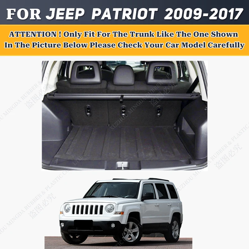 Car Floor Mats For Jeep Patriot 2009 2010 2011 2012 2013 2014 2015 2016 2017 Car Trunk Mat Interior Accessories