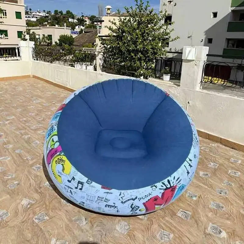 1PC Thickened Inflatable Lazy Sofa Lounge Chair – Perfect for Outdoor Courtyards & Indoor Leisure image 5